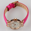 trendy stainless back cover wrist watch ladies fashion